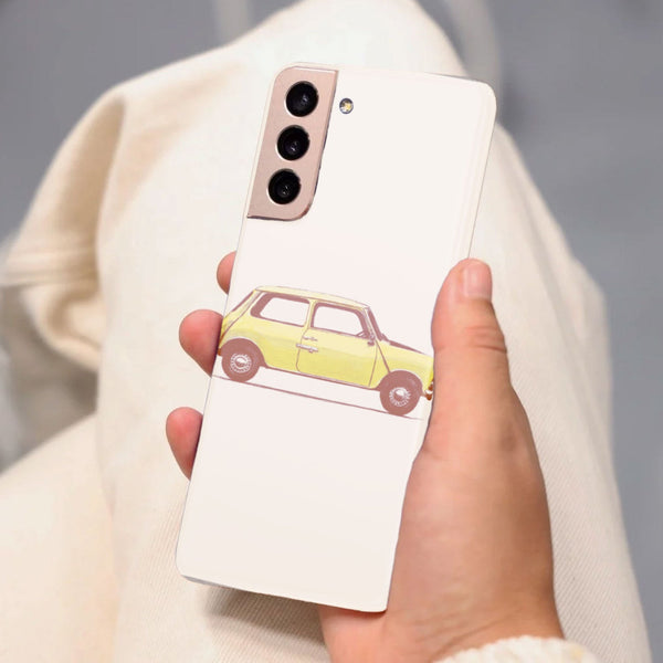 Husa Samsung Galaxy S21 FE model Mr Bean Mini Cooper , Silicon, TPU, Viceversa