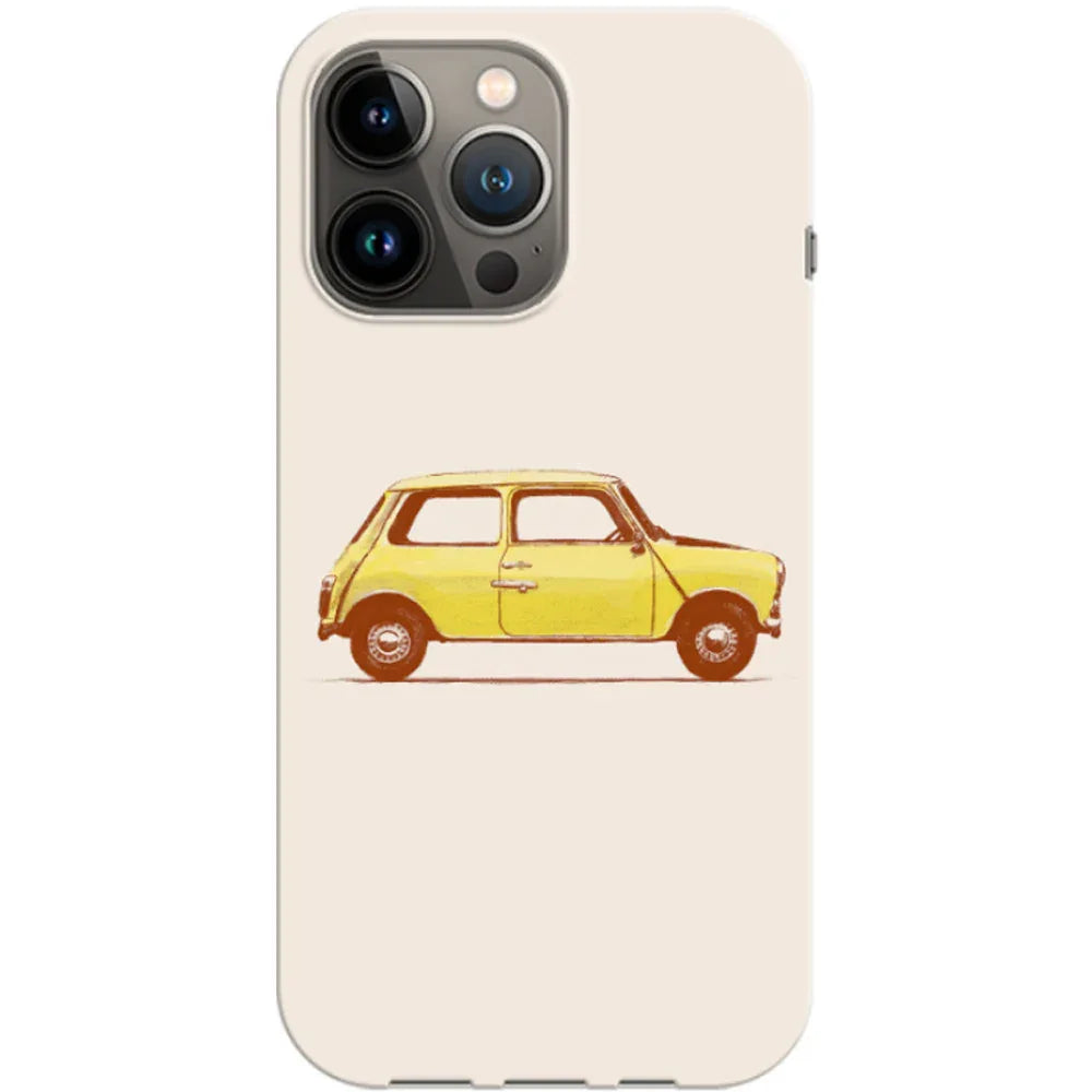 Husa compatibila cu Apple iPhone 14 Pro Max model Mr Bean Mini Cooper , Silicon, TPU, Viceversa - Viceversa