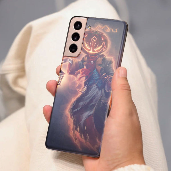 Husa compatibila cu Samsung Galaxy S21 FE model Mystical pumkin, Silicon, TPU, Viceversa