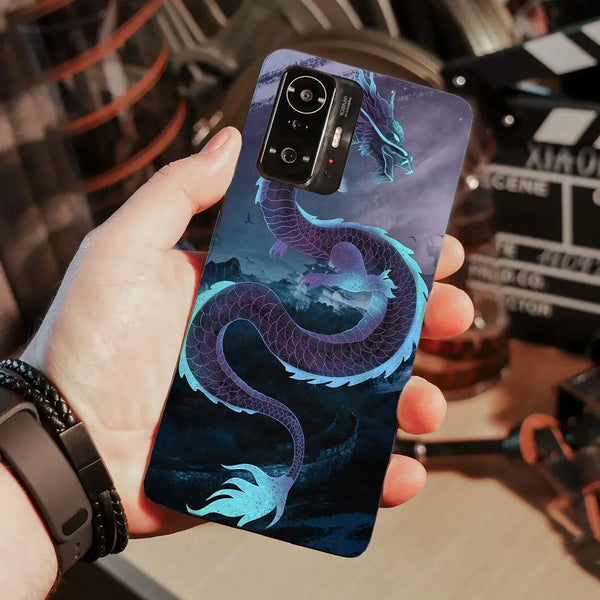 Husa compatibila cu Xiaomi Mi 11 Pro model Mythic Dragon, Silicon, TPU, Viceversa - Viceversa
