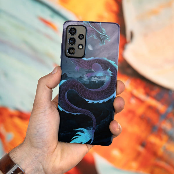 Husa compatibila cu Samsung Galaxy A73 5G model Mythic Dragon, Silicon, TPU, Viceversa