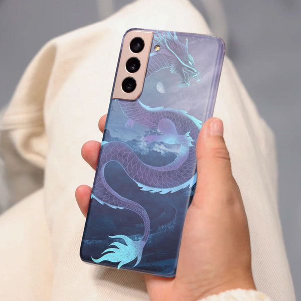 Husa Samsung Galaxy S21 FE model Mythic Dragon, Silicon, TPU, Viceversa