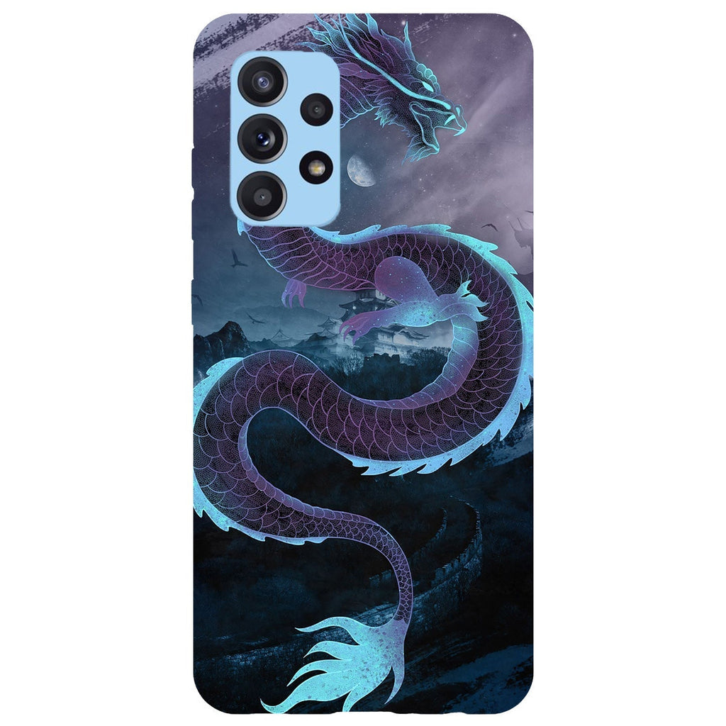 Husa compatibila cu Samsung Galaxy A73 5G model Mythic Dragon, Silicon, TPU, Viceversa
