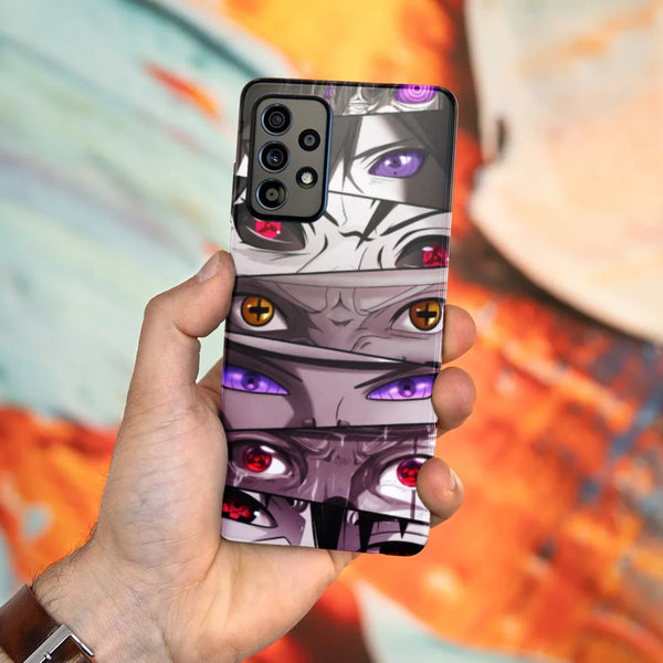 Husa compatibila cu Samsung Galaxy A53 5G model Naruto Eyes Jutsu, Silicon, TPU, Viceversa - Viceversa