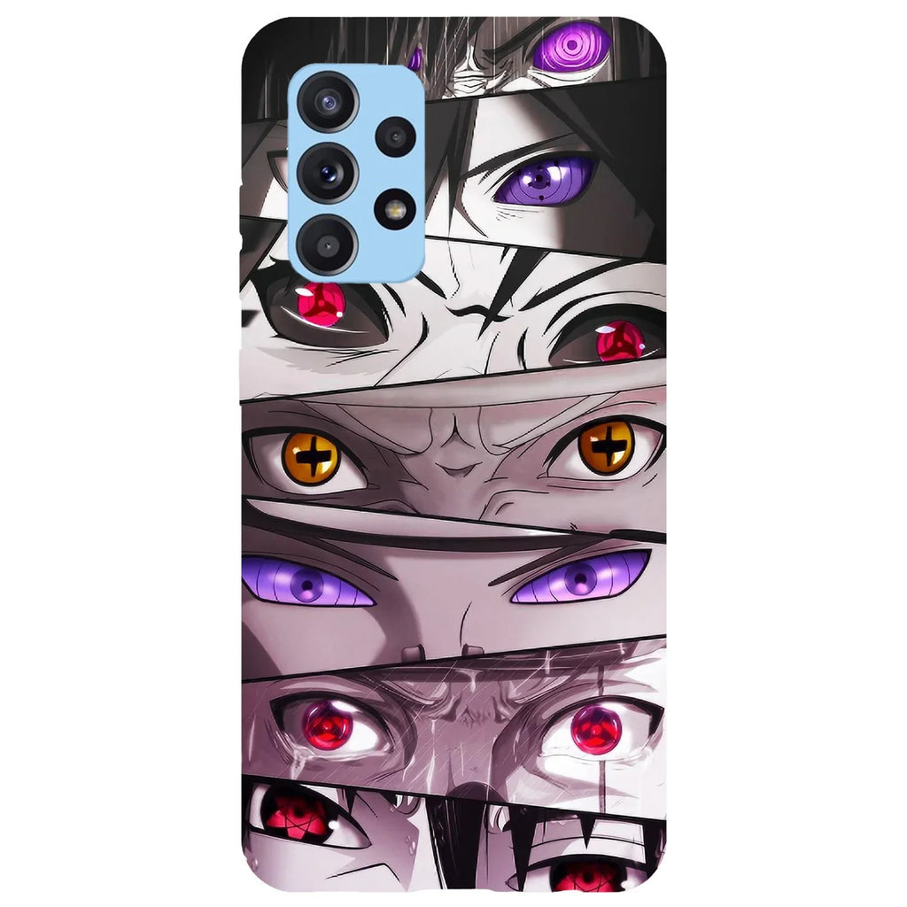 Husa compatibila cu Samsung Galaxy A53 5G model Naruto Eyes Jutsu, Silicon, TPU, Viceversa - Viceversa