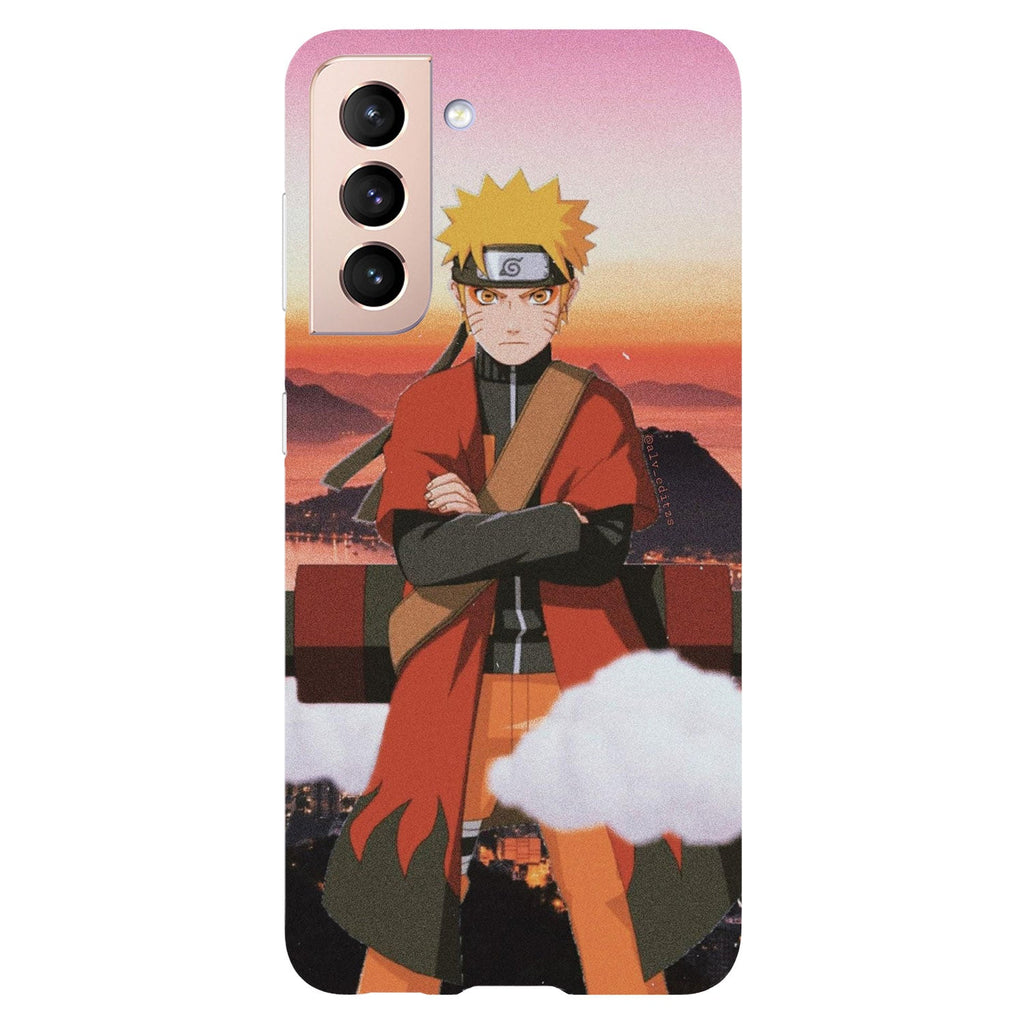 Husa compatibila cu Samsung Galaxy S21 FE model Naruto Sage Mode, Silicon, TPU, Viceversa