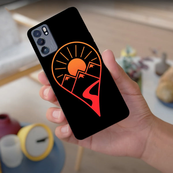 Husa compatibila cu Oppo Reno 5 4G model Nature Map Pin, Silicon, TPU, Viceversa