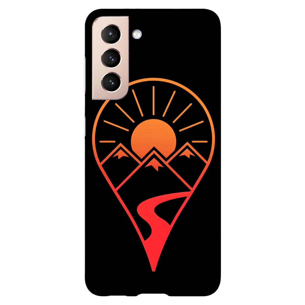 Husa Samsung Galaxy S21 model Nature Map Pin, Silicon, TPU, Viceversa - Viceversa
