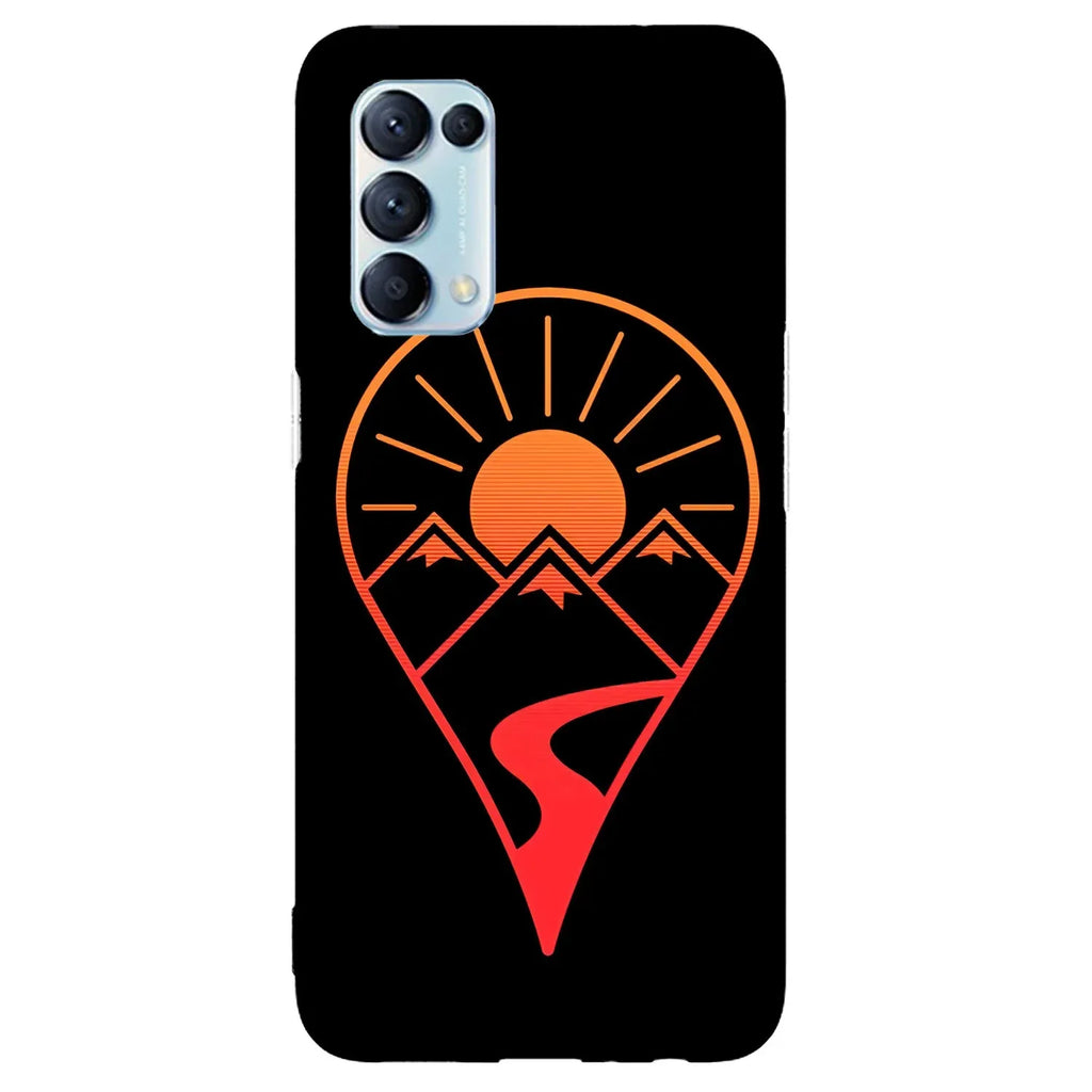 Husa compatibila cu Oppo A73 model Nature Map Pin, Silicon, TPU, Viceversa - Viceversa