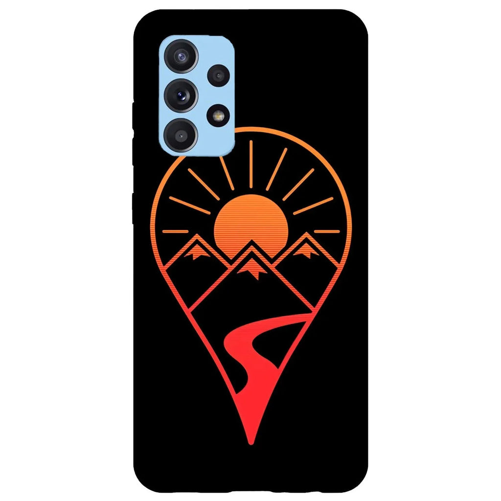 Husa compatibila cu Samsung Galaxy A22 5G model Nature Map Pin, Silicon, TPU, Viceversa - Viceversa