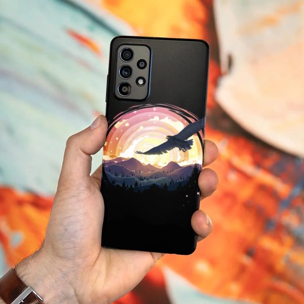Husa compatibila cu Samsung Galaxy A22 5G model Nature watcher, Silicon, TPU, Viceversa - Viceversa