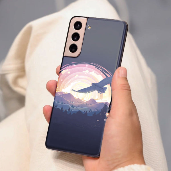 Husa Samsung Galaxy S21 FE model Nature watcher, Silicon, TPU, Viceversa