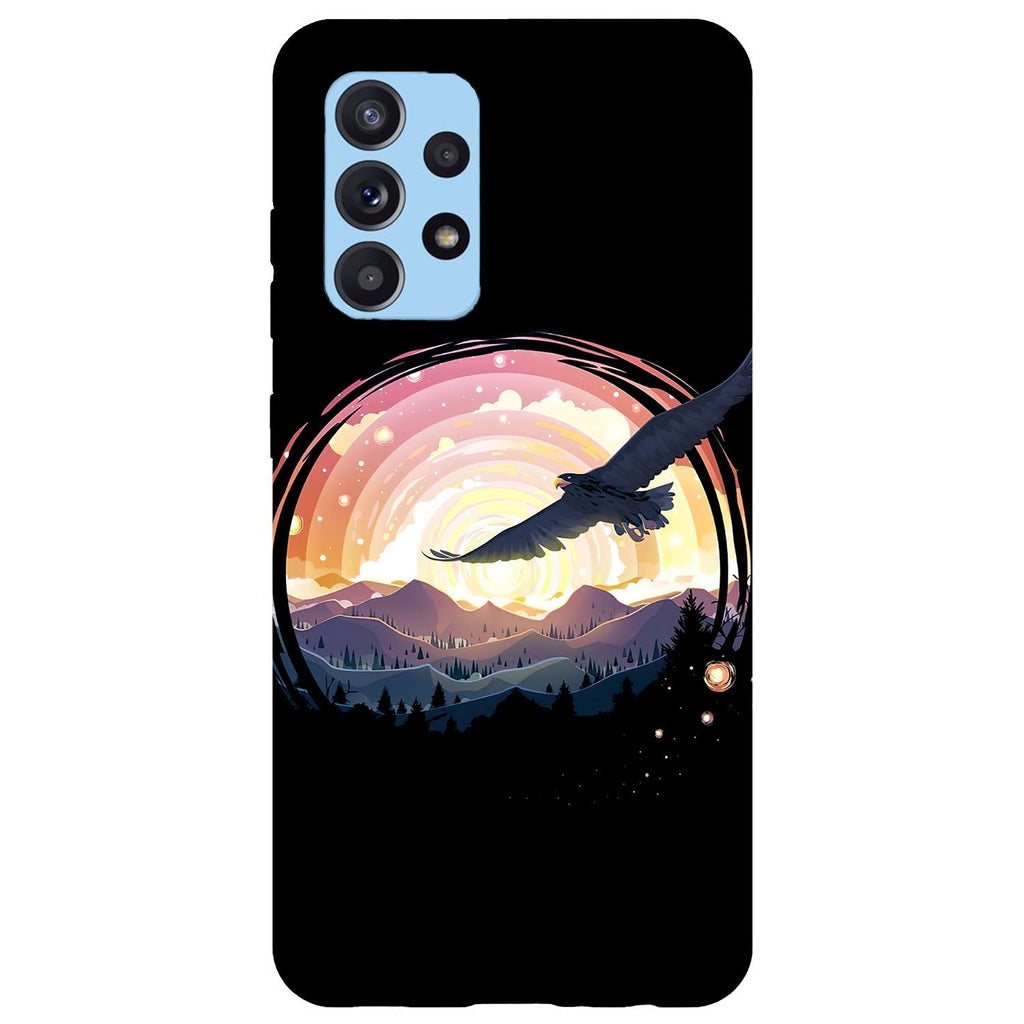 Husa compatibila cu Samsung Galaxy A73 5G model Nature watcher, Silicon, TPU, Viceversa