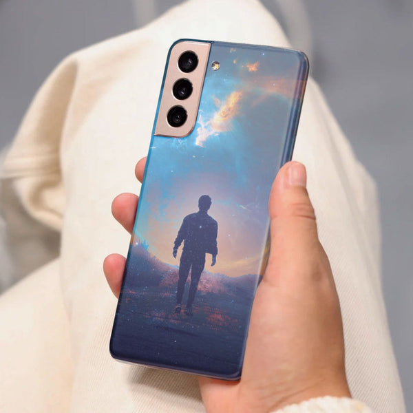 Husa compatibila cu Samsung Galaxy S21 FE model Nebula, Silicon, TPU, Viceversa