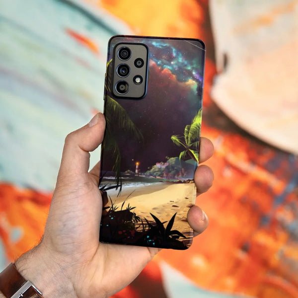 Husa compatibila cu Samsung Galaxy A53 5G model Nebula island, Silicon, TPU, Viceversa - Viceversa