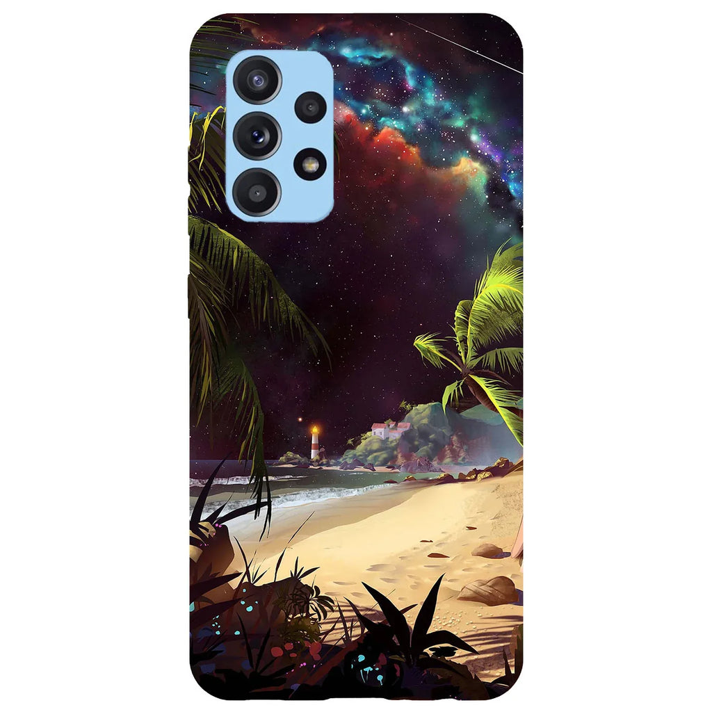 Husa compatibila cu Samsung Galaxy A53 5G model Nebula island, Silicon, TPU, Viceversa - Viceversa