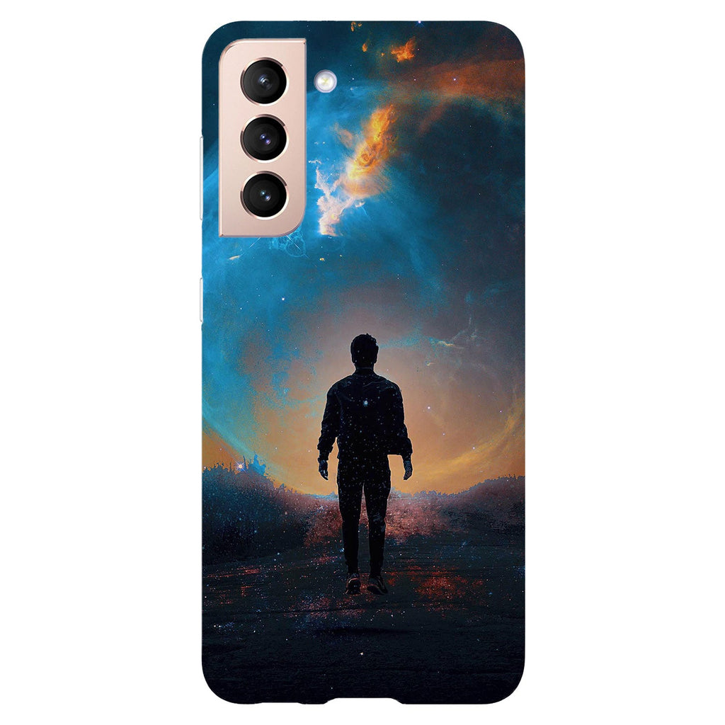 Husa compatibila cu Samsung Galaxy S21 FE model Nebula, Silicon, TPU, Viceversa