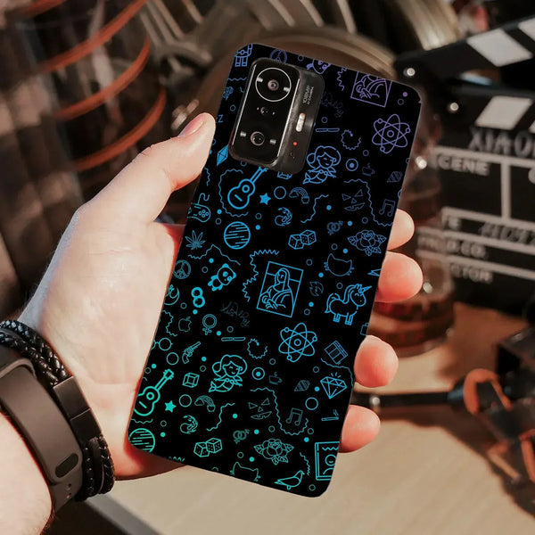 Husa compatibila cu Poco F3 Pro model Neon Art, Silicon, TPU, Viceversa - Viceversa