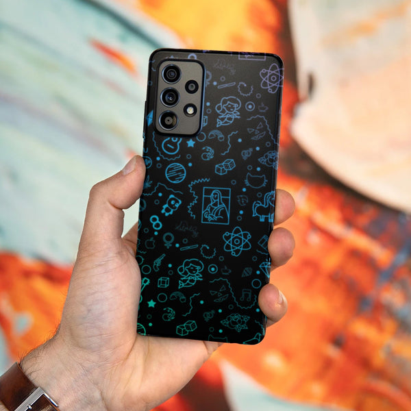 Husa Samsung Galaxy Galaxy A72 model Neon Art, Silicon, TPU, Viceversa