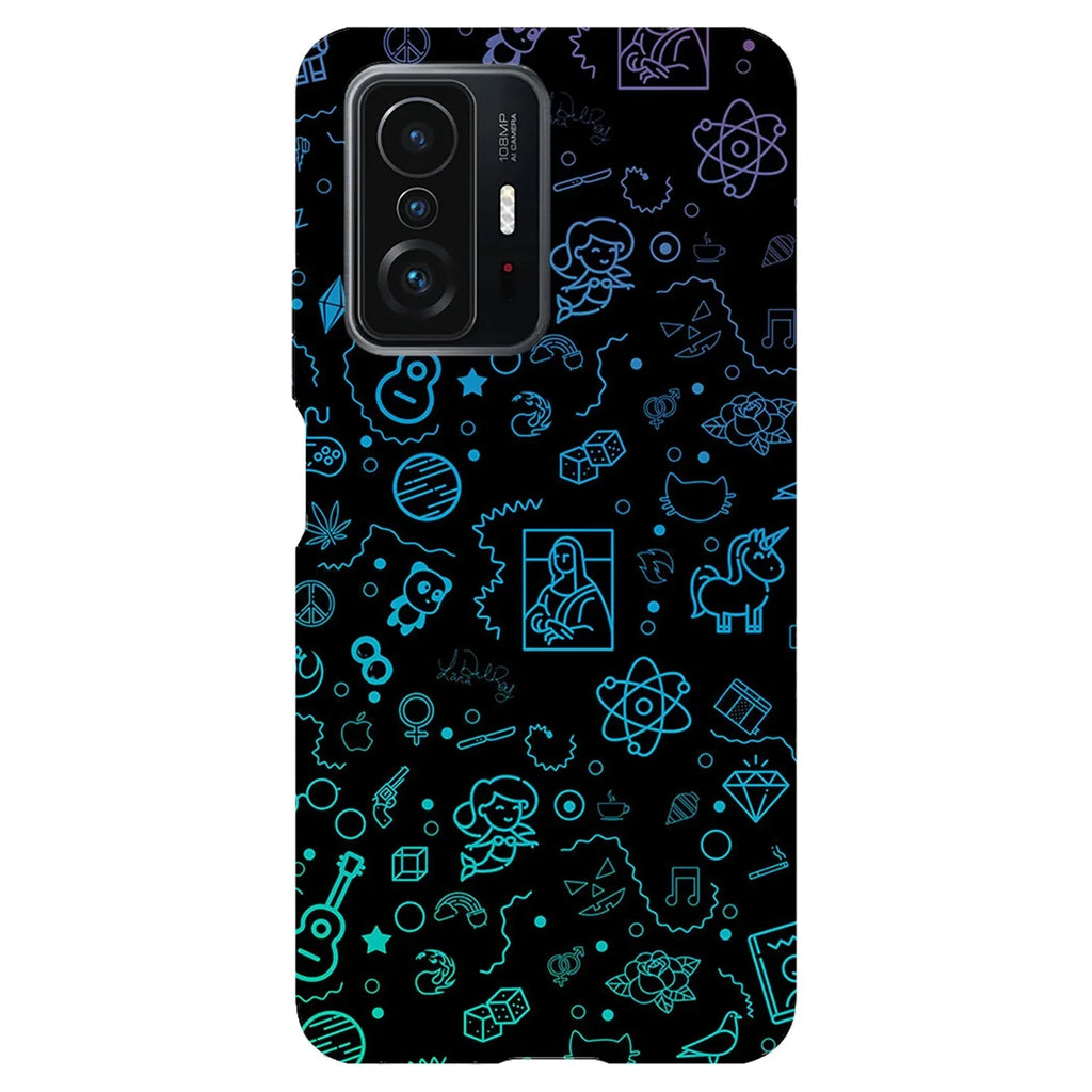 Husa compatibila cu Xiaomi Mi 11 model Neon Art, Silicon, TPU, Viceversa - Viceversa