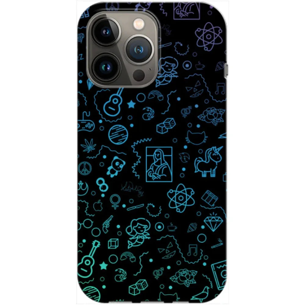 Husa Apple iPhone 12 Pro Max model Neon Art, Silicon, TPU, Viceversa - Viceversa