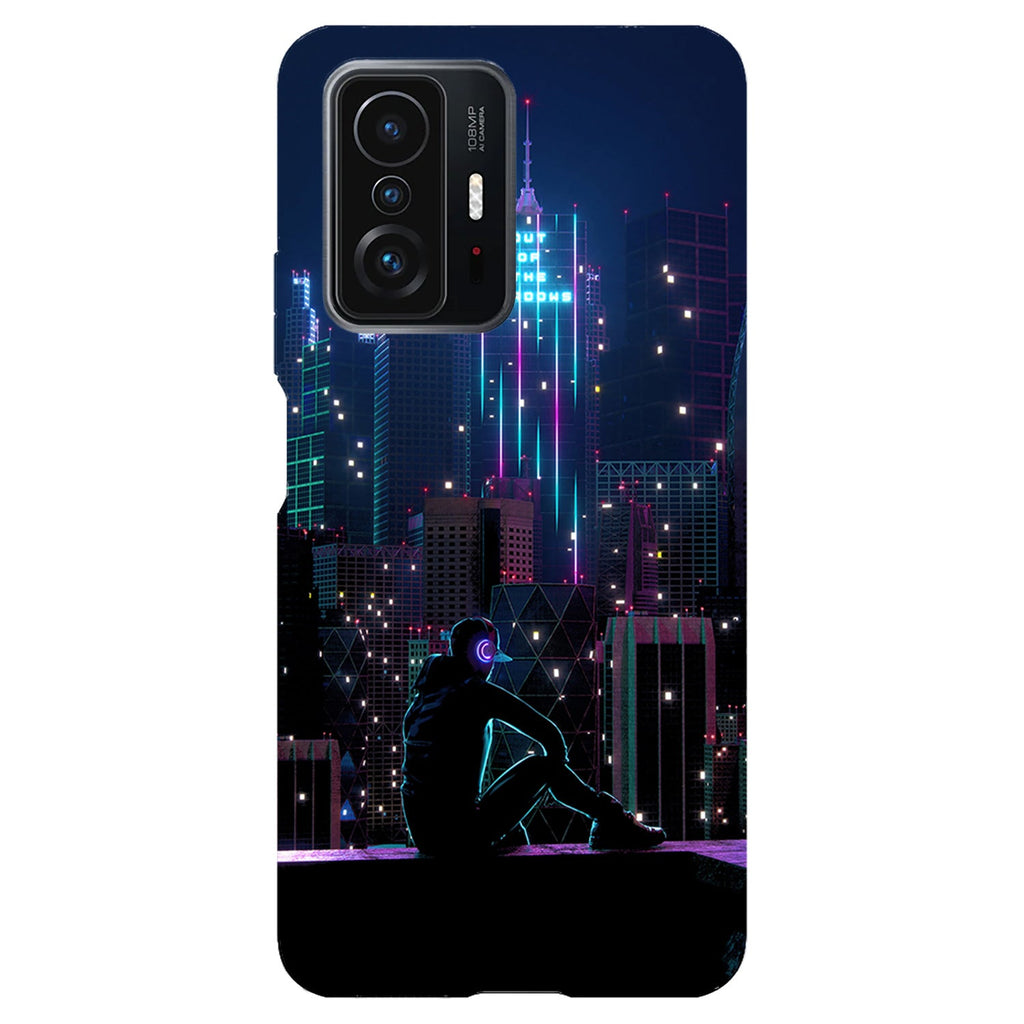Husa compatibila cu Xiaomi Mi 11 Lite model Neon City, Silicon, TPU, Viceversa