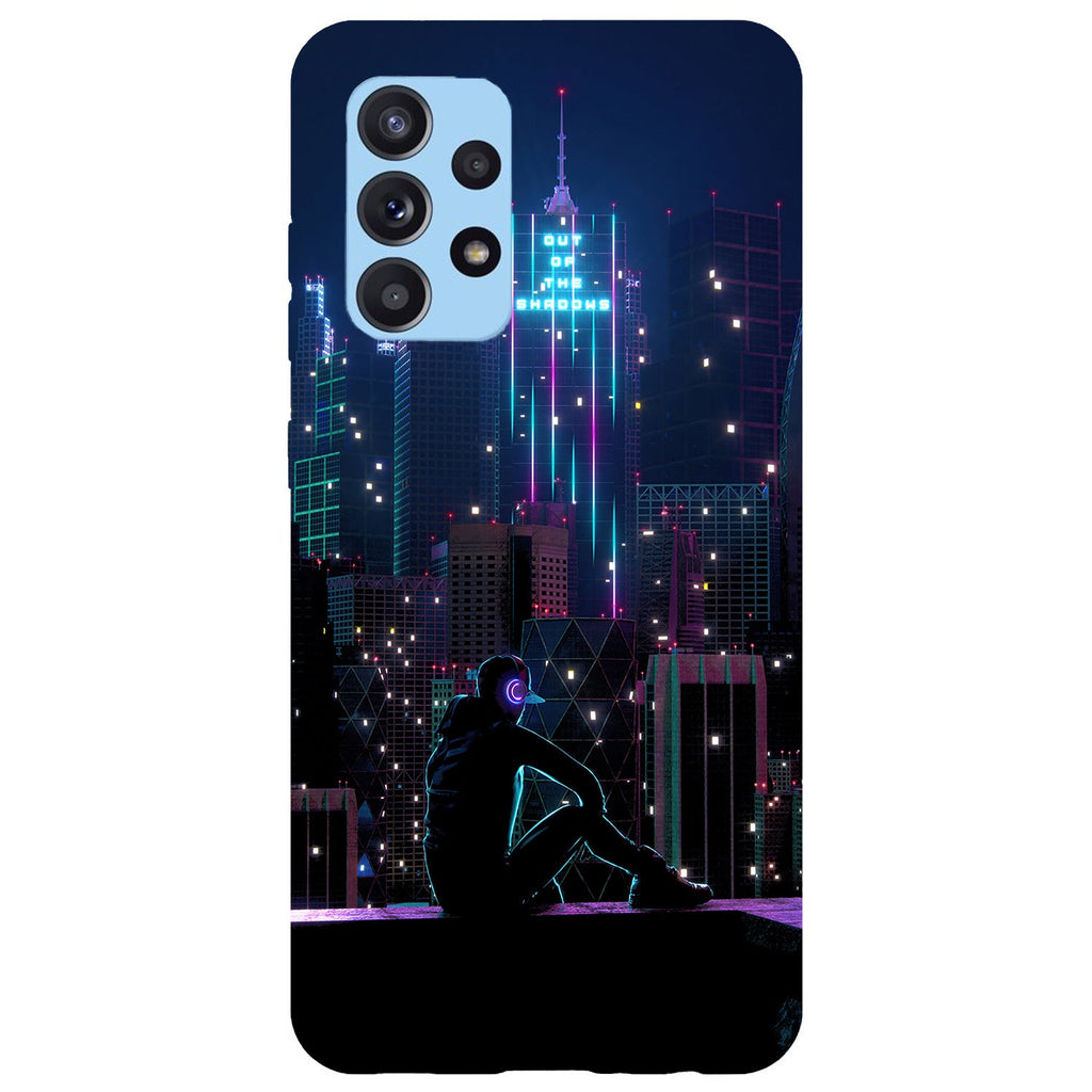 Husa Samsung Galaxy Galaxy A72 model Neon City, Silicon, TPU, Viceversa