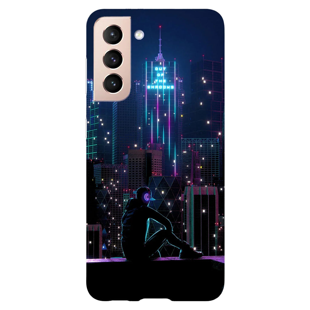 Husa Samsung Galaxy S21 model Neon City, Silicon, TPU, Viceversa - Viceversa