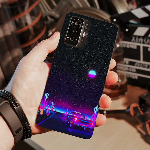 Husa compatibila cu Xiaomi Mi 11 Lite model Neon Drive, Silicon, TPU, Viceversa