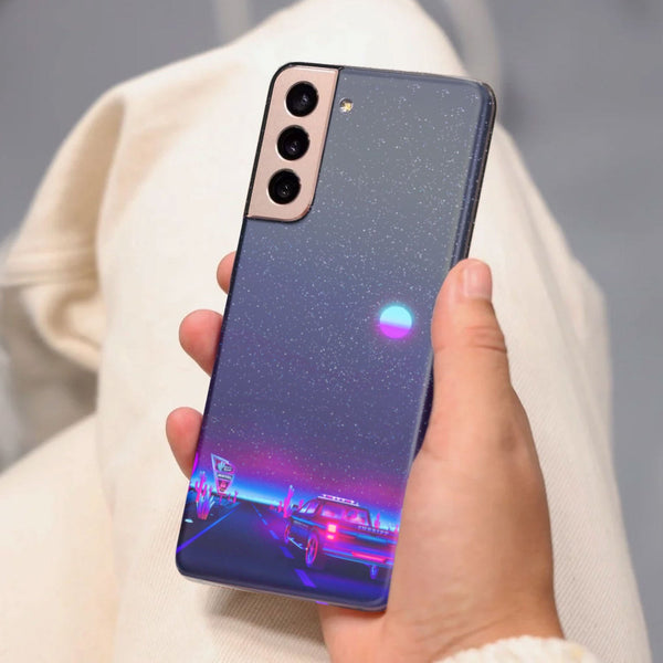 Husa Samsung Galaxy S21 FE model Neon Drive, Silicon, TPU, Viceversa