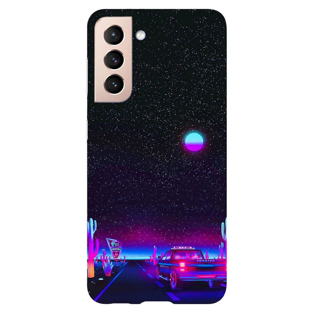 Husa cu Samsung Galaxy S22 model Neon Drive, Silicon, TPU, Viceversa - Viceversa