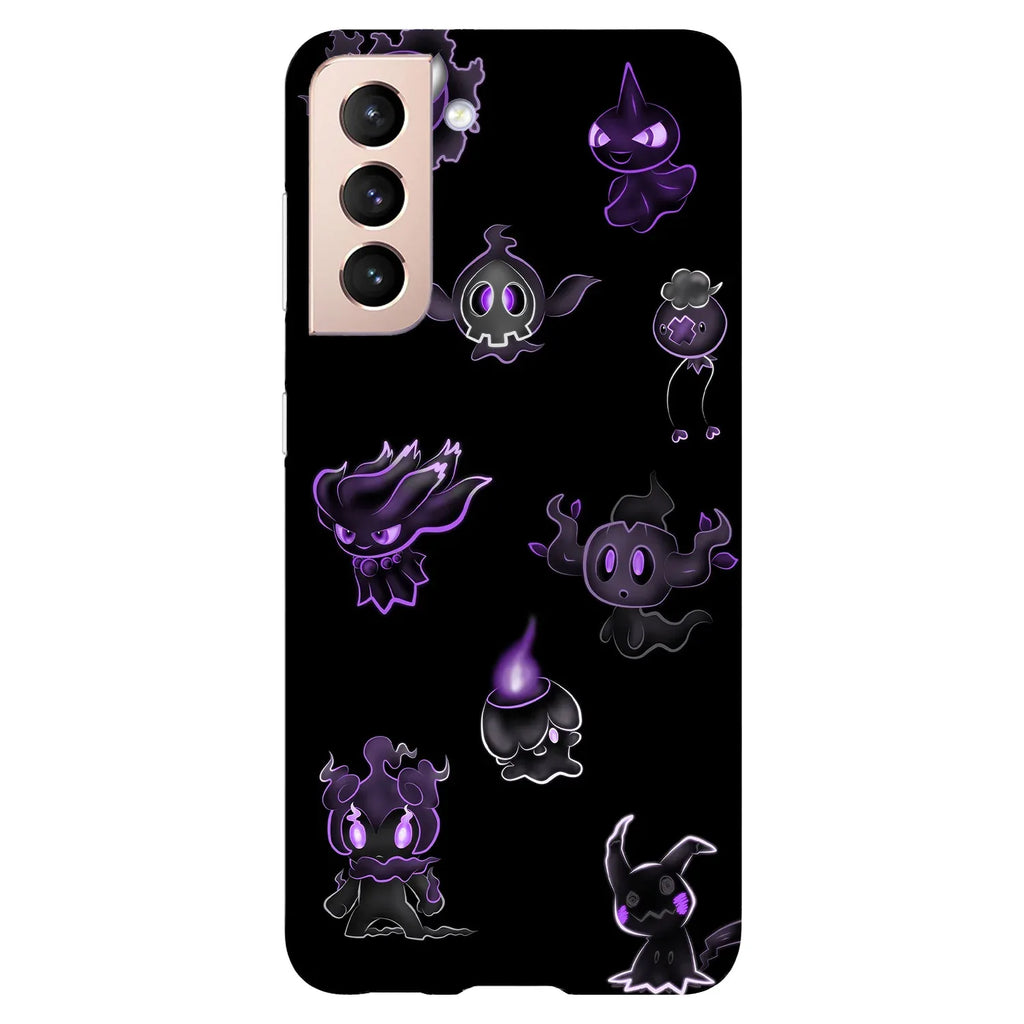 Husa compatibila cu Samsung Galaxy S22 model Neon Ghost pokemon, Silicon, TPU, Viceversa - Viceversa