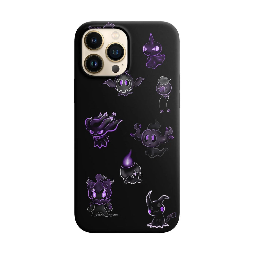 Husa compatibila cu Apple iPhone 12 Mini model Neon Ghost pokemon, Silicon, TPU, Viceversa - Viceversa