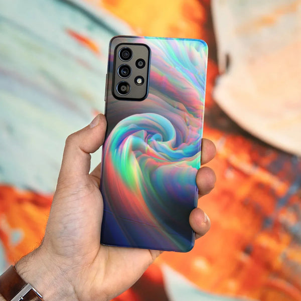 Husa compatibila cu Samsung Galaxy A53 5G model Neon Holo, Silicon, TPU, Viceversa - Viceversa