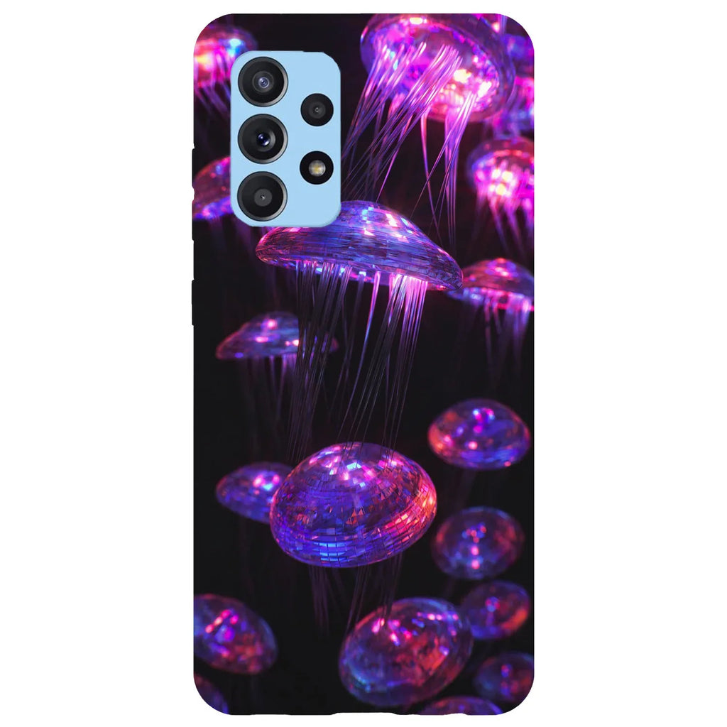 Husa compatibila cu Samsung Galaxy A53 5G model Neon Jellyfish, Silicon, TPU, Viceversa - Viceversa