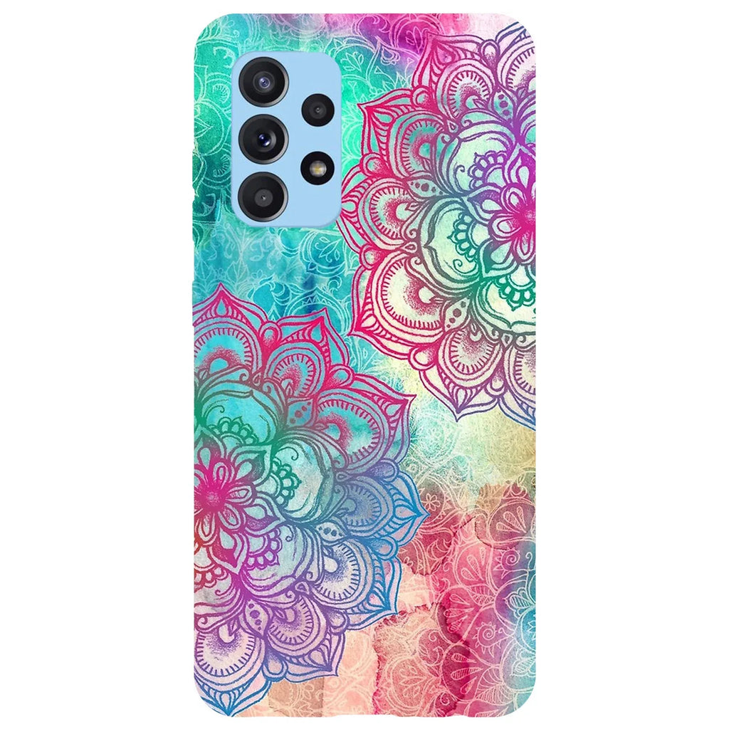 Husa compatibila cu Samsung Galaxy A53 5G model Neon Mandala, Silicon, TPU, Viceversa - Viceversa