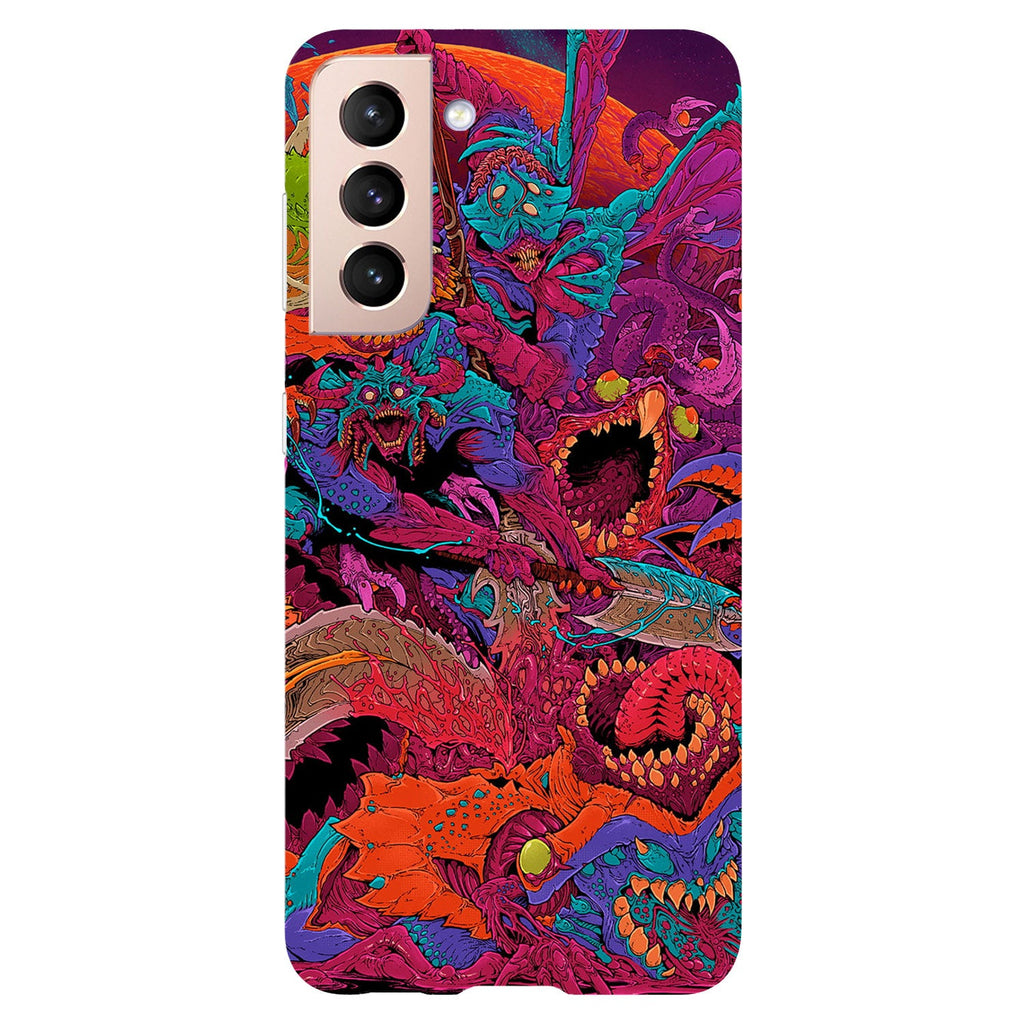 Husa Samsung Galaxy S21 FE model Neon Monster, Silicon, TPU, Viceversa