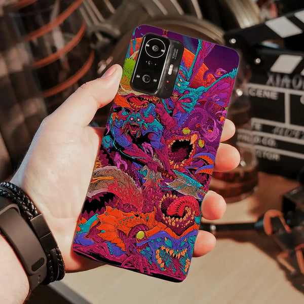 Husa compatibila cu Xiaomi Redmi 9A model Neon Monster, Silicon, TPU, Viceversa - Viceversa