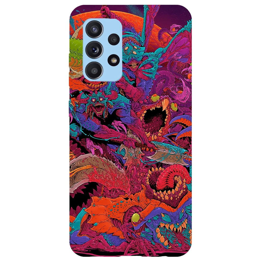 Husa Samsung Galaxy A32 5G model Neon Monster, Silicon, TPU, Viceversa - Viceversa
