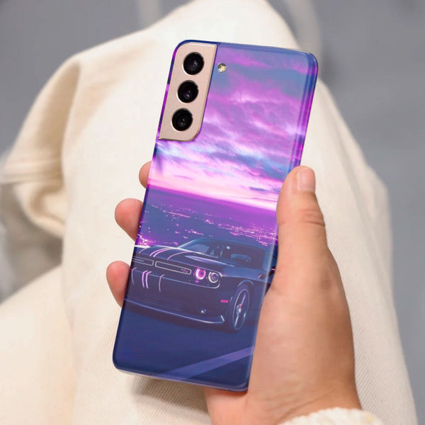 Husa Samsung Galaxy S21 FE model Neon Muscle Car, Silicon, TPU, Viceversa