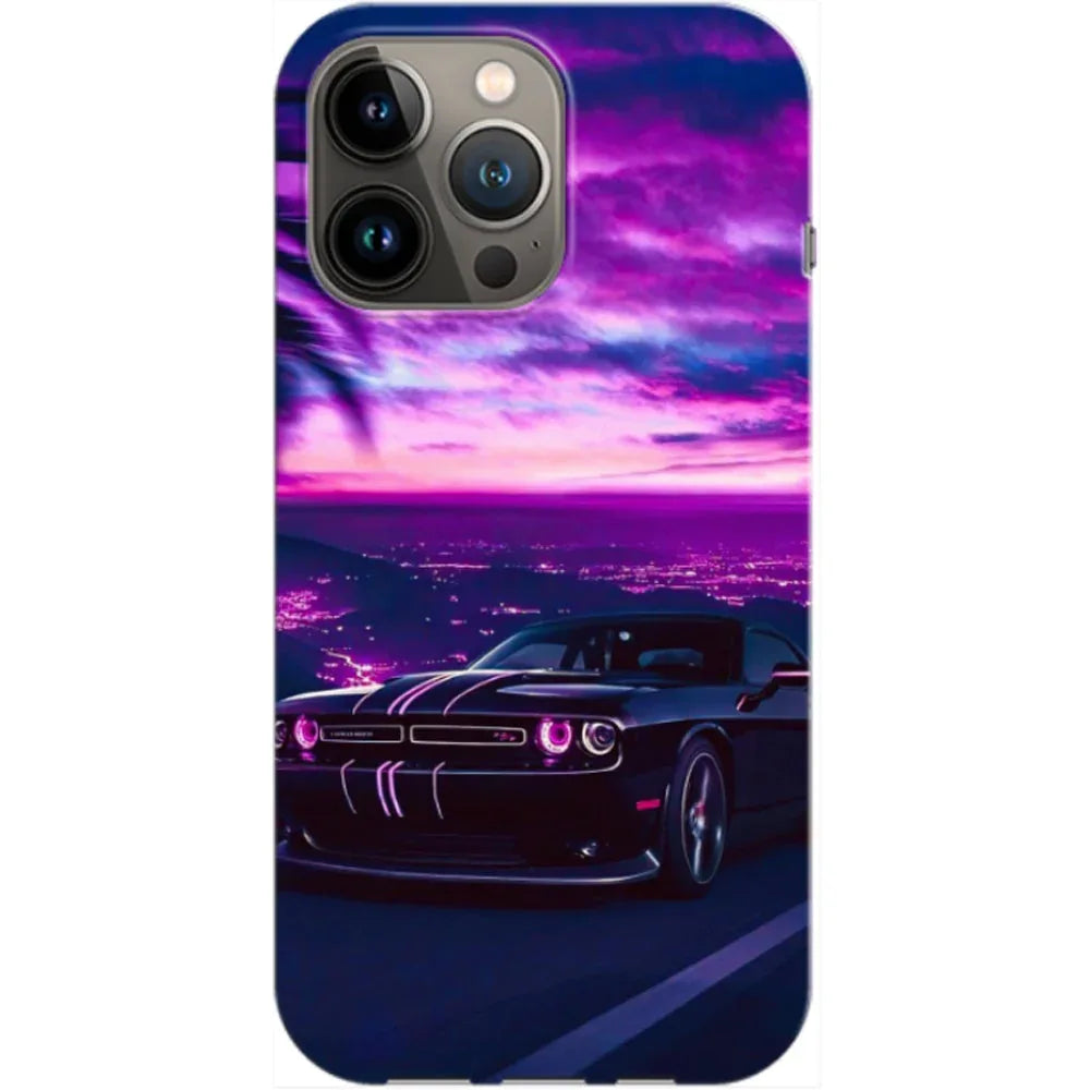 Husa Apple iPhone 12 / iPhone 12 Pro model Neon Muscle Car, Silicon, TPU, Viceversa - Viceversa