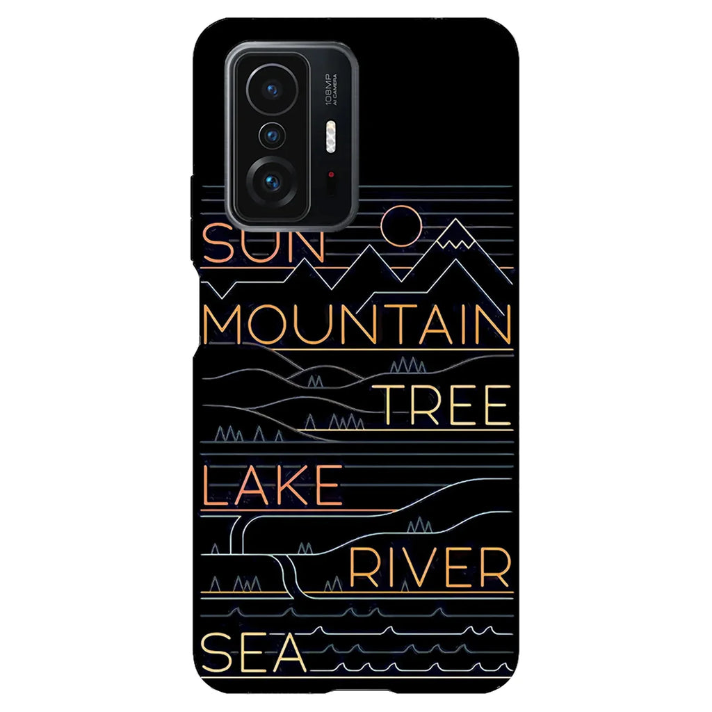 Husa compatibila cu Xiaomi Mi 11T Pro model Neon Nature, Silicon, TPU, Viceversa - Viceversa