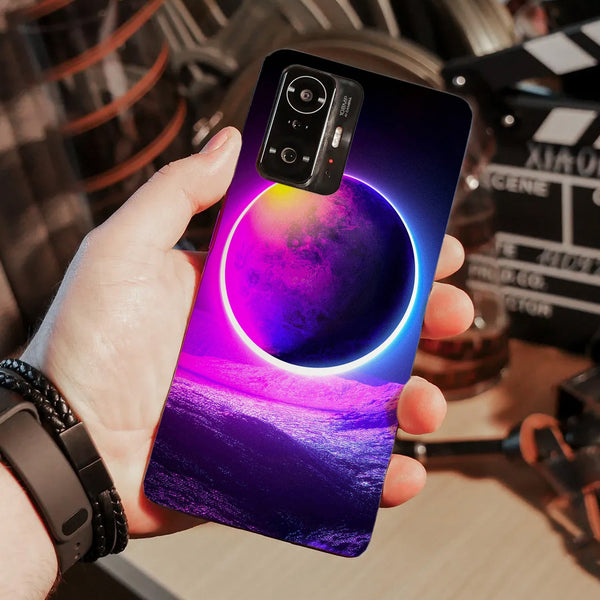 Husa compatibila cu Xiaomi Mi 11 Lite model Neon Planet, Silicon, TPU, Viceversa