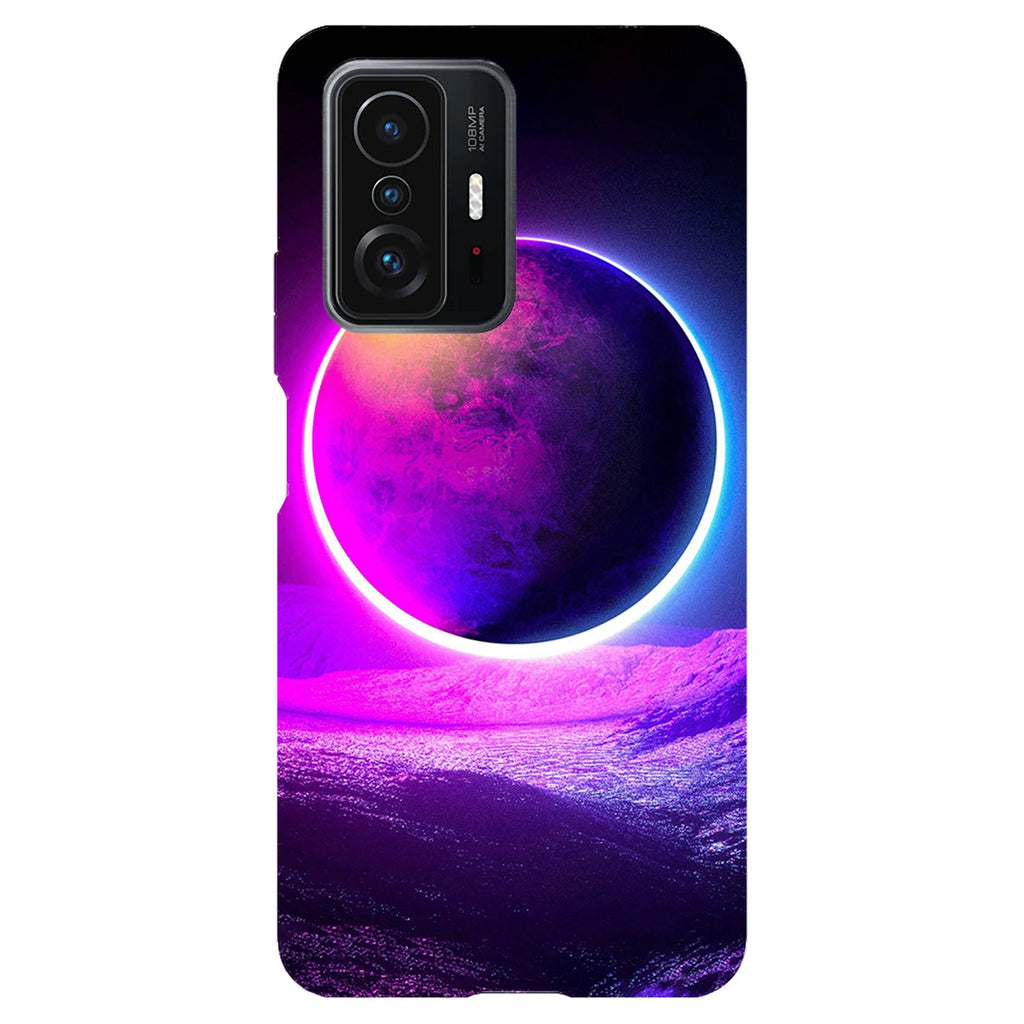 Husa compatibila cu Xiaomi Mi 11 Lite model Neon Planet, Silicon, TPU, Viceversa