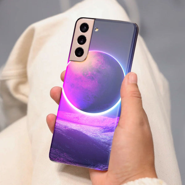 Husa Samsung Galaxy S21 FE model Neon Planet, Silicon, TPU, Viceversa