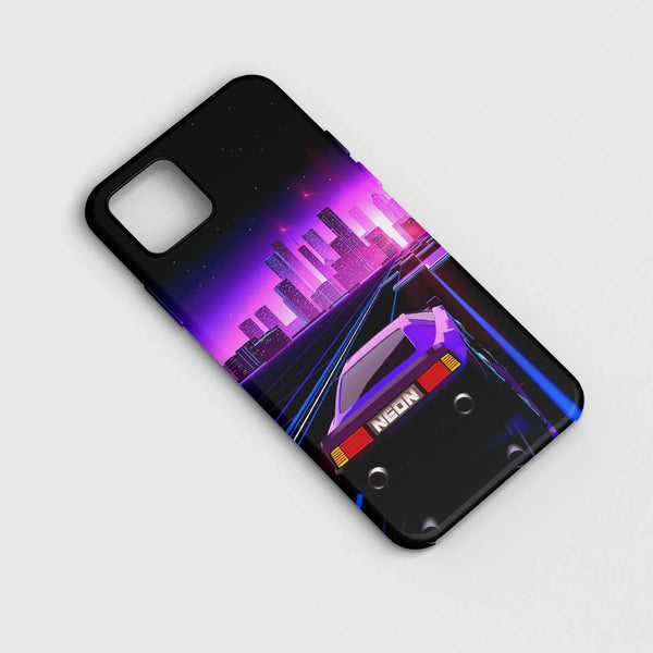 Husa compatibila cu Apple iPhone 12 Mini model Neon Retrowave, Silicon, TPU, Viceversa - Viceversa