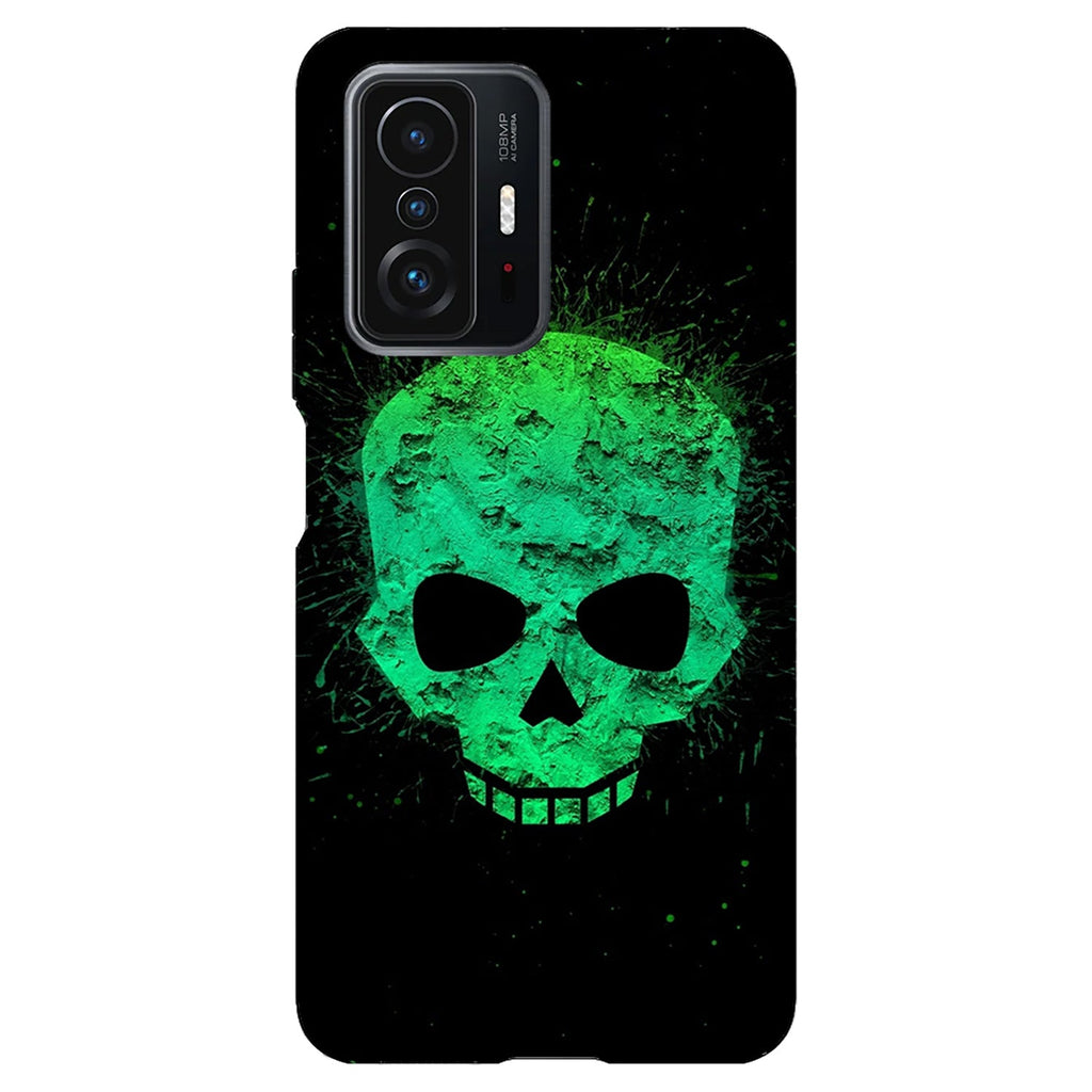 Husa compatibila cu Xiaomi Mi 11 Lite model Neon Skull, Silicon, TPU, Viceversa