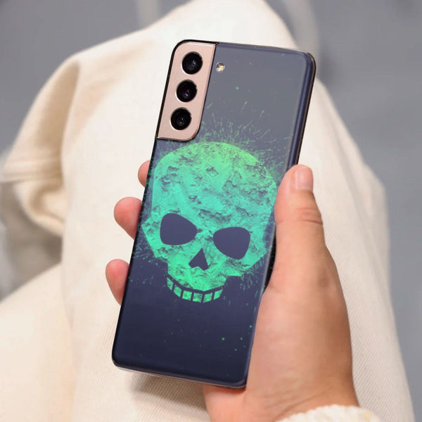 Husa Samsung Galaxy S21 FE model Neon Skull, Silicon, TPU, Viceversa