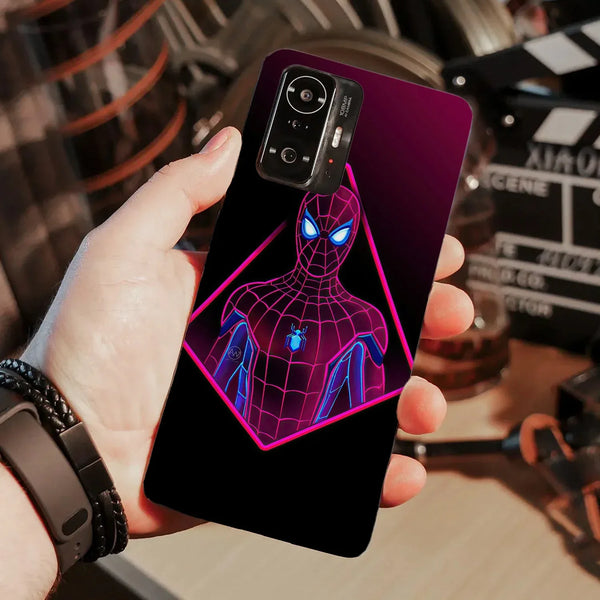 Husa compatibila cu Xiaomi Redmi 10X model Neon Spiderman, Silicon, TPU, Viceversa - Viceversa