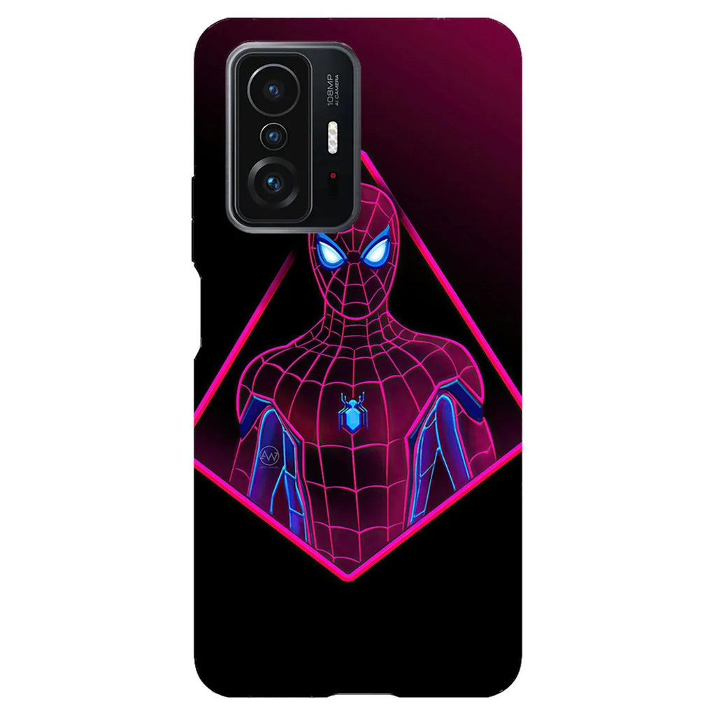 Husa compatibila cu Xiaomi Mi Note 10 Lite model Neon Spiderman, Silicon, TPU, Viceversa - Viceversa